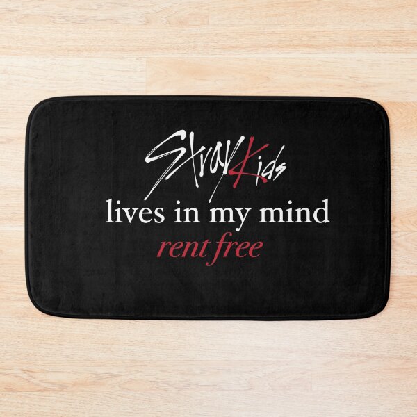 Item preview, Sticker- Stray Kids live in my mind rent free backpack designed and sold by Amy Hearts.