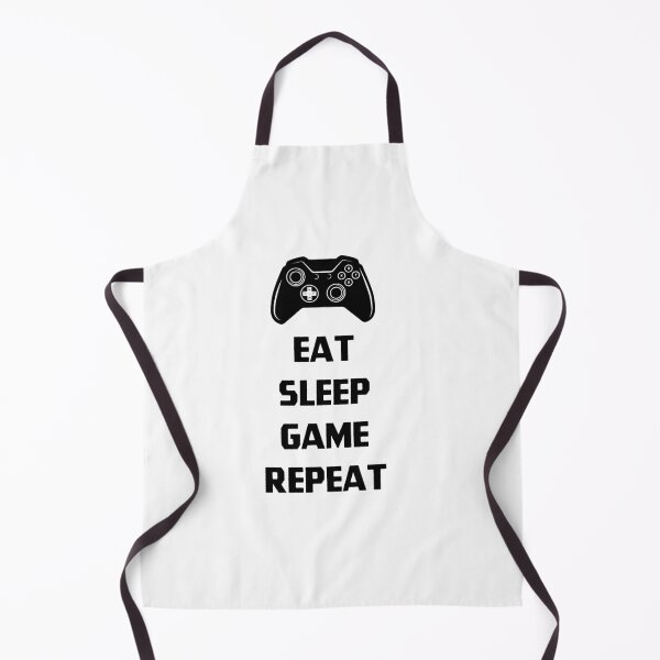 Item preview, Eat Sleep Game Repeat - Gamer Gift design designed and sold by DiogoCalheiros.