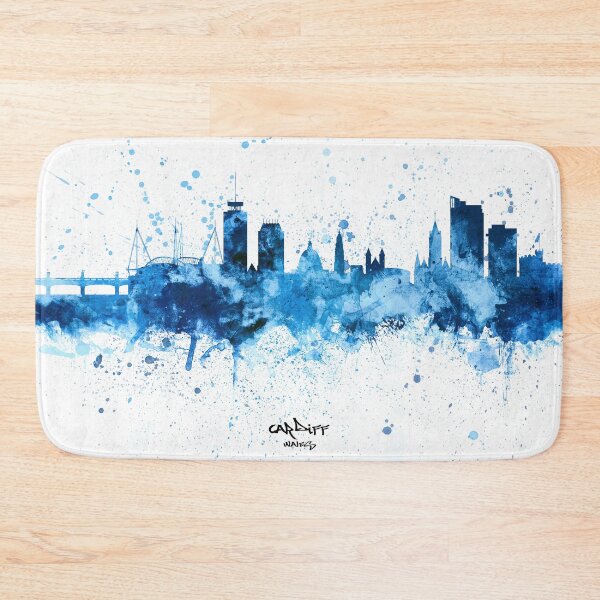 Artikelvorschau, Cardiff Wales Skyline entworfen und verkauft von ArtPrints.