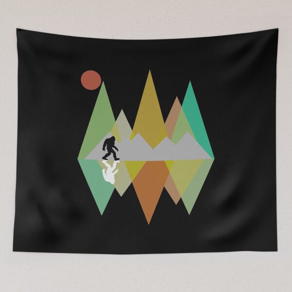 Item preview, Bigfoot In The Mountains designed and sold by kudostees.