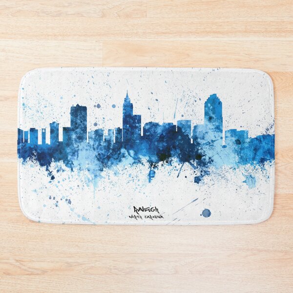 Item preview, Raleigh North Carolina Skyline designed and sold by ArtPrints.