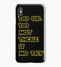 Yoda Quote Star Wars iPhone Case/Skin