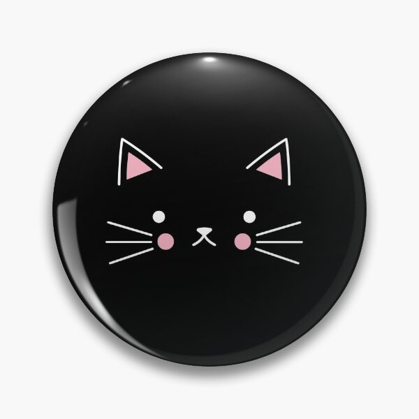 Item preview, Cute Black Cat Face designed and sold by BlascoShop.