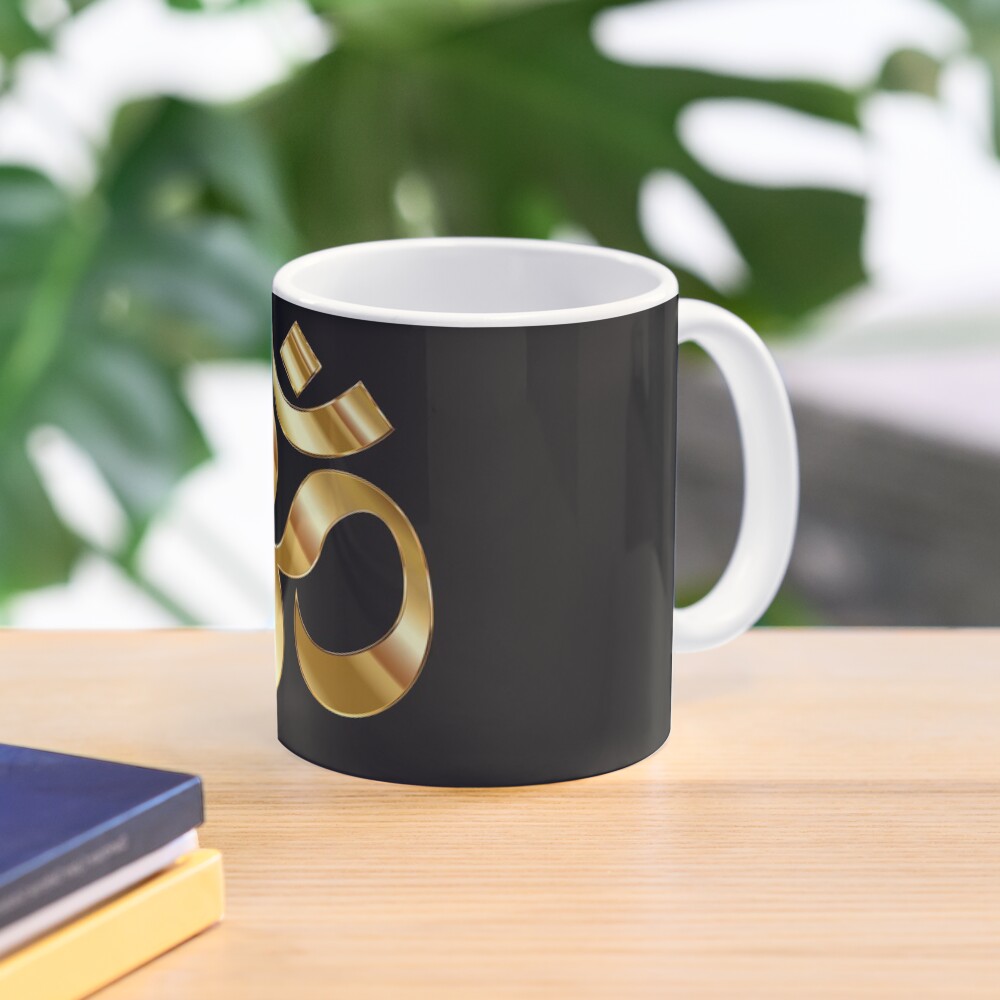 Golden Om Symbol Mug