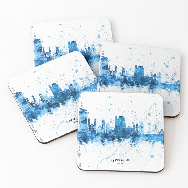 Item preview, Swansea Wales Skyline designed and sold by ArtPrints.