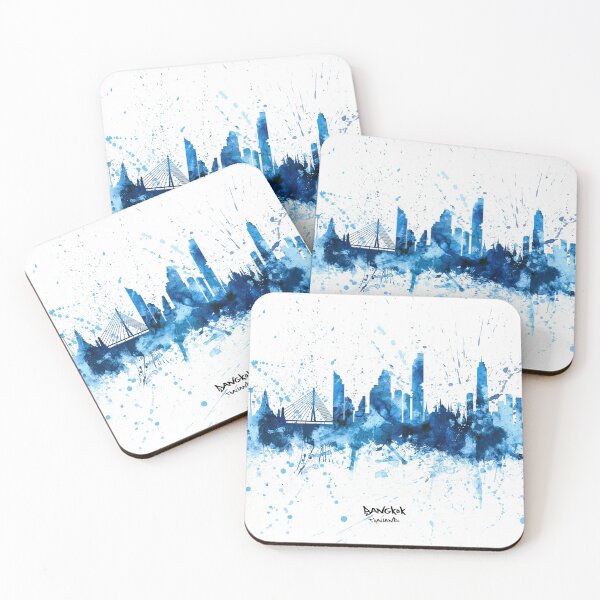 Item preview, Bangkok Thailand Skyline designed and sold by ArtPrints.