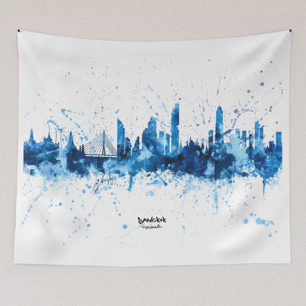 Item preview, Bangkok Thailand Skyline designed and sold by ArtPrints.