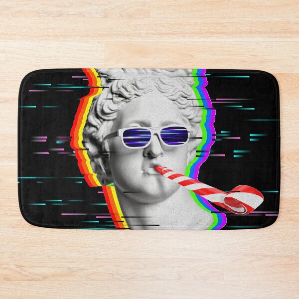 Item preview, 3d glitchy Greek GOD Statue funny art designed and sold by AznavourByKarin.