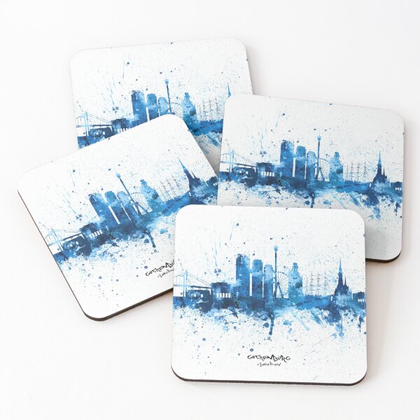 Item preview, Gothenburg Sweden Skyline designed and sold by ArtPrints.