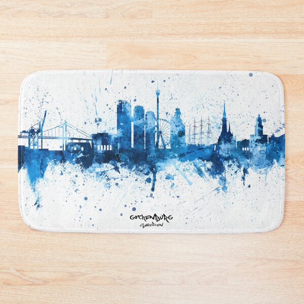 Item preview, Gothenburg Sweden Skyline designed and sold by ArtPrints.