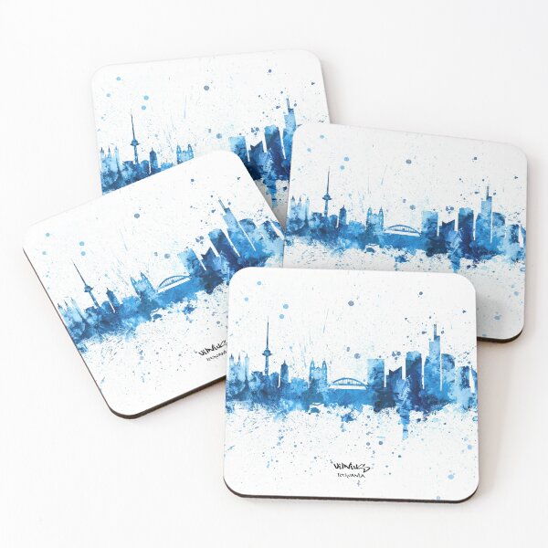 Item preview, Vilnius Lithuania Skyline designed and sold by ArtPrints.