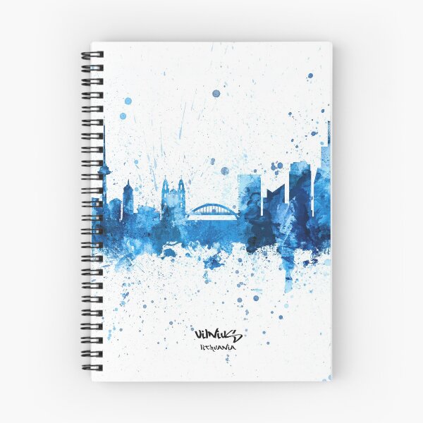 Item preview, Vilnius Lithuania Skyline designed and sold by ArtPrints.