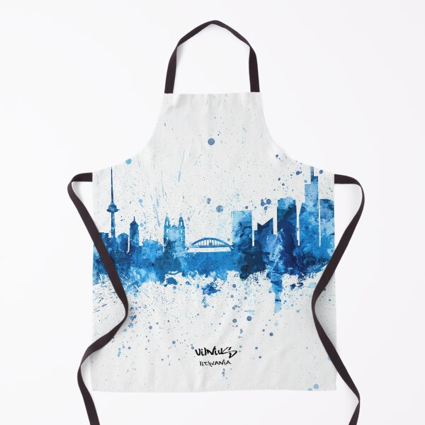 Item preview, Vilnius Lithuania Skyline designed and sold by ArtPrints.