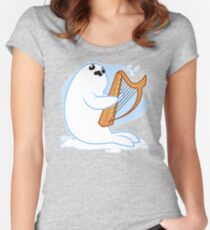 Baby Harp Seal Women's Fitted Scoop T-Shirt