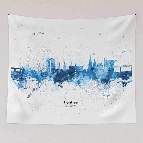 Item preview, Dundee Scotland Skyline designed and sold by ArtPrints.
