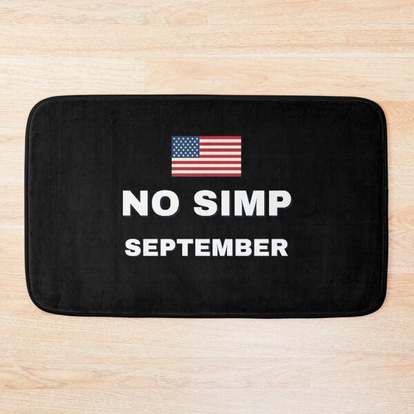 Item preview, NO SIMP SEPTEMBER AMERICAN FLAG designed and sold by healthybrains.
