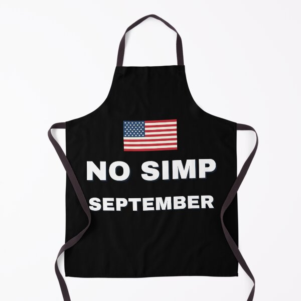 Item preview, NO SIMP SEPTEMBER AMERICAN FLAG designed and sold by healthybrains.