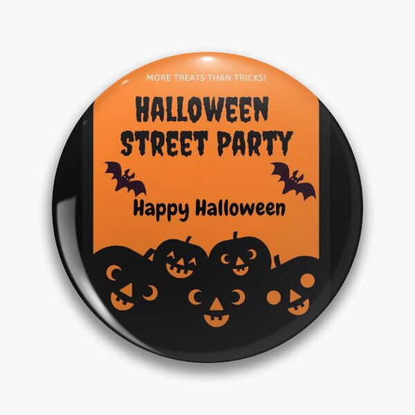 Item preview, Halloween street party, happy Halloween invitation and greetings  designed and sold by Boss  Bubble.