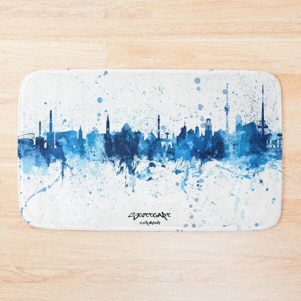 Item preview, Stuttgart Germany Skyline designed and sold by ArtPrints.