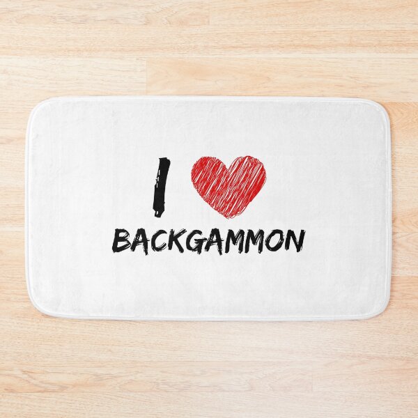 Item preview, I Love Backgammon designed and sold by Design-Co.