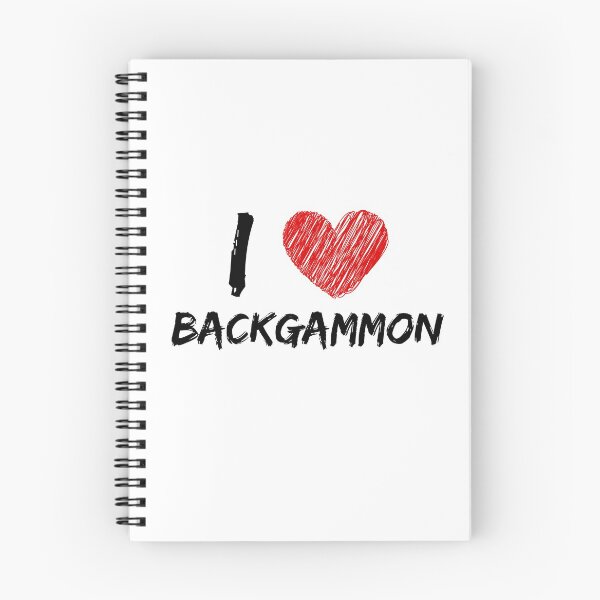 Item preview, I Love Backgammon designed and sold by Design-Co.