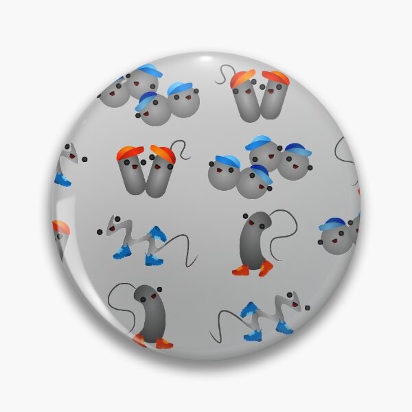 Item preview, Bacteria buddies in grey designed and sold by Midna.