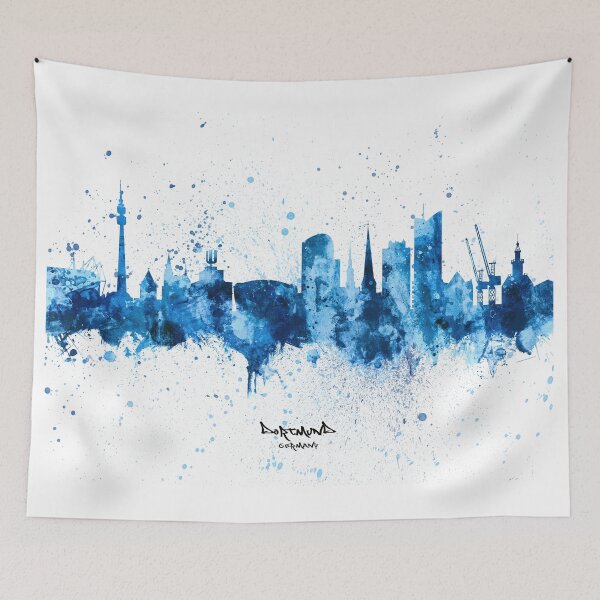 Item preview, Dortmund Germany Skyline designed and sold by ArtPrints.