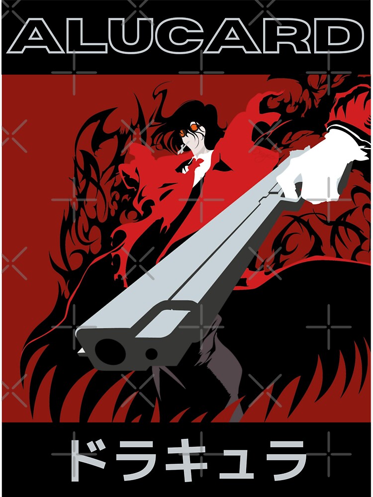 Hellsing Alucard Dracula Anime Poster
