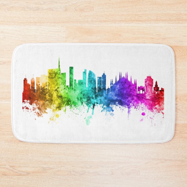 Item preview, Milan Italy Skyline designed and sold by ArtPrints.