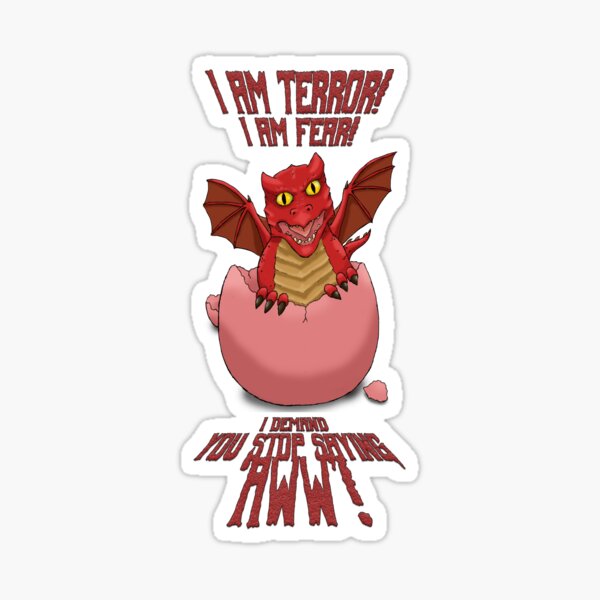Fiery Doom Hatchling Sticker