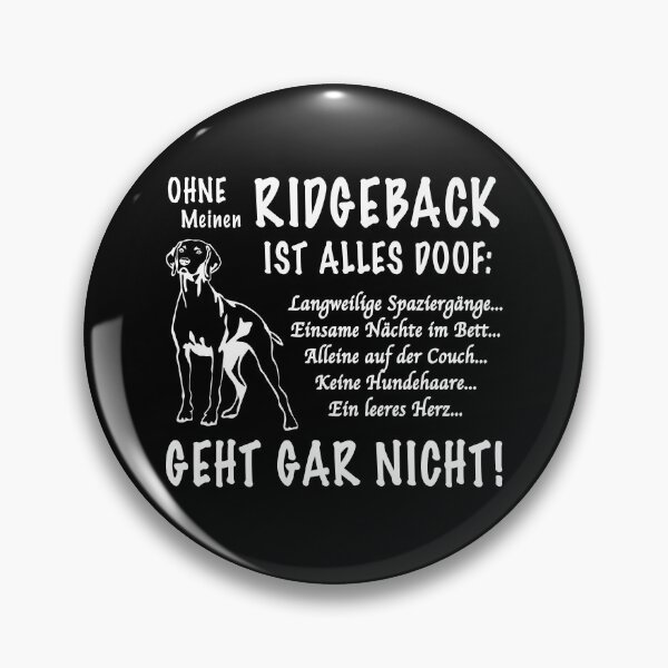 Item preview, Without RIDGEBACK everything is Doof I RR gift idea designed and sold by SiRaGeckoDesign.