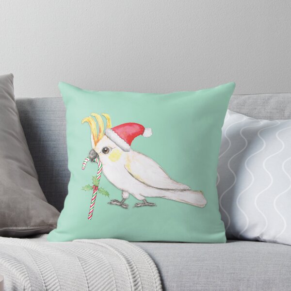Item preview, Sulphur crested cockatoo Christmas style designed and sold by Bwiselizzy.