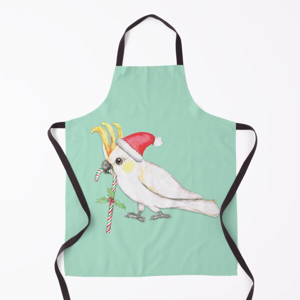 Item preview, Sulphur crested cockatoo Christmas style designed and sold by Bwiselizzy.