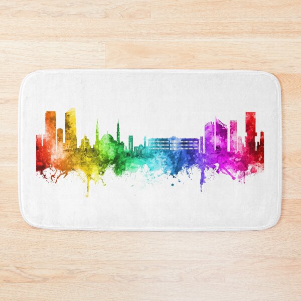 Item preview, Beirut Lebanon Skyline designed and sold by ArtPrints.