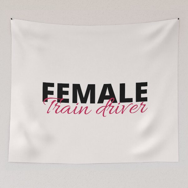 Item preview, Female train driver designed and sold by crikz.