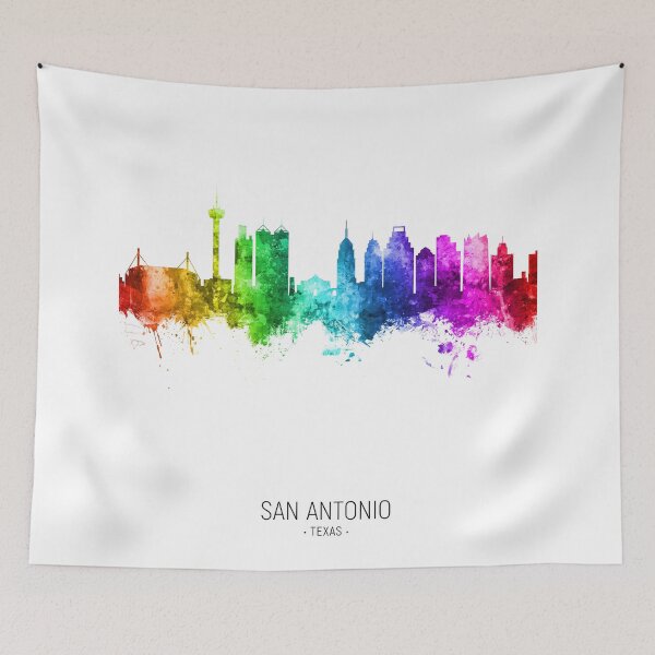 Item preview, San Antonio Texas Skyline designed and sold by ArtPrints.