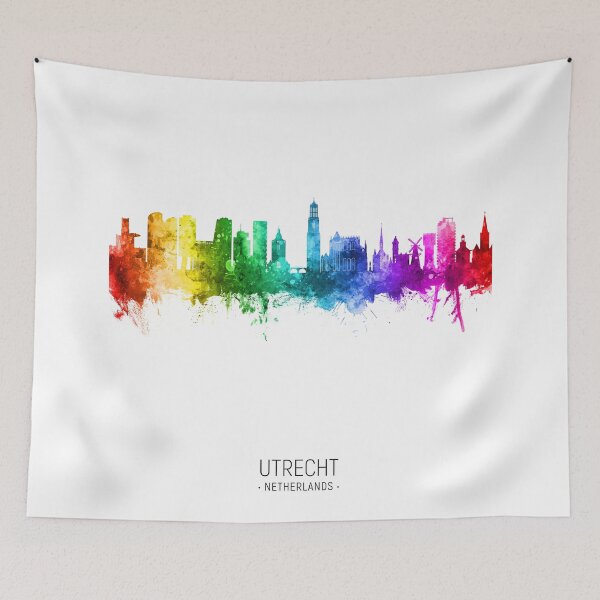 Item preview, Utrecht The Netherlands Skyline designed and sold by ArtPrints.