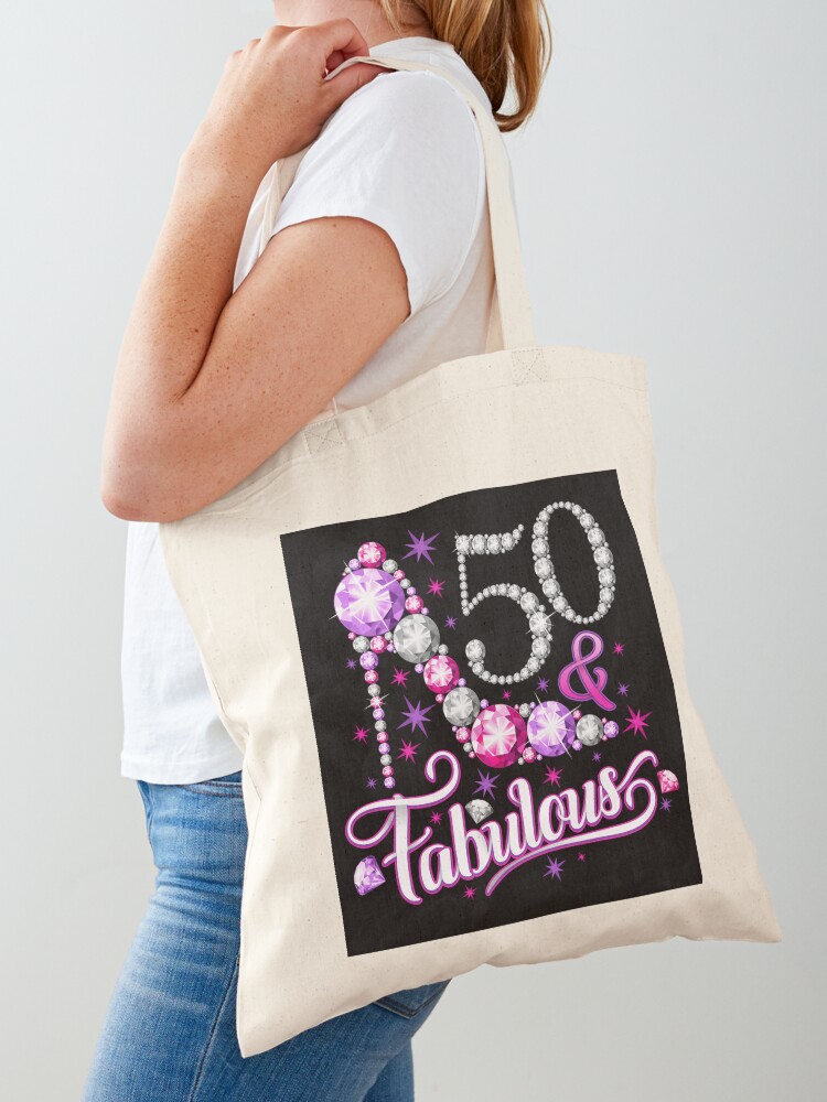50th Birthday design. 50 & Fabulous lady’s design | Poster
