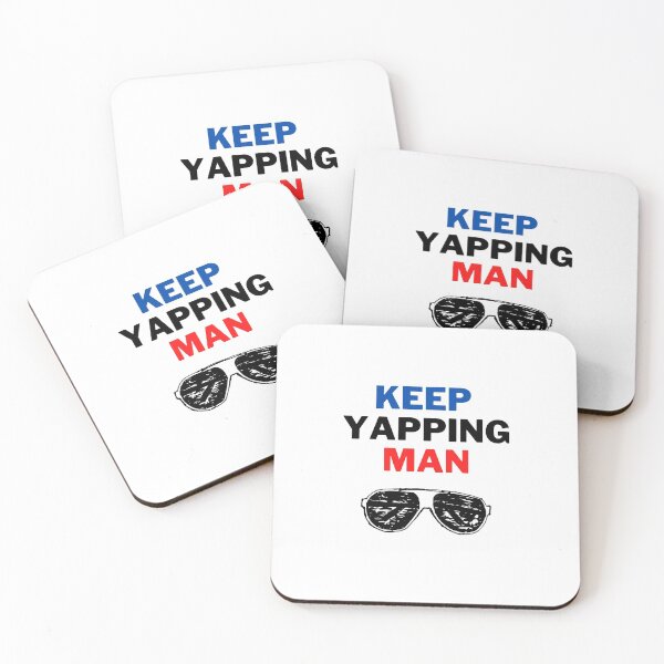 Item preview, Keep Yapping Man Glasses designed and sold by LuckyKermit.