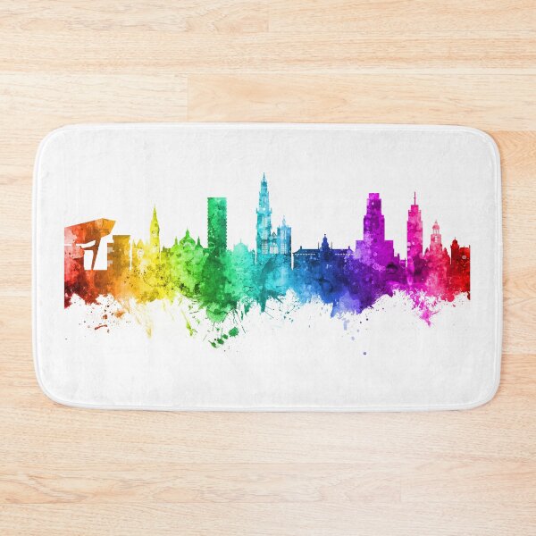 Item preview, Antwerp Belgium Skyline designed and sold by ArtPrints.