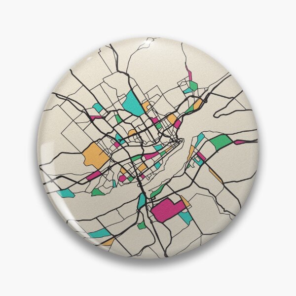 Item preview, Quebec City, Canada Street Map designed and sold by A Deniz Akerman.