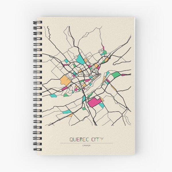 Item preview, Quebec City, Canada Street Map designed and sold by A Deniz Akerman.