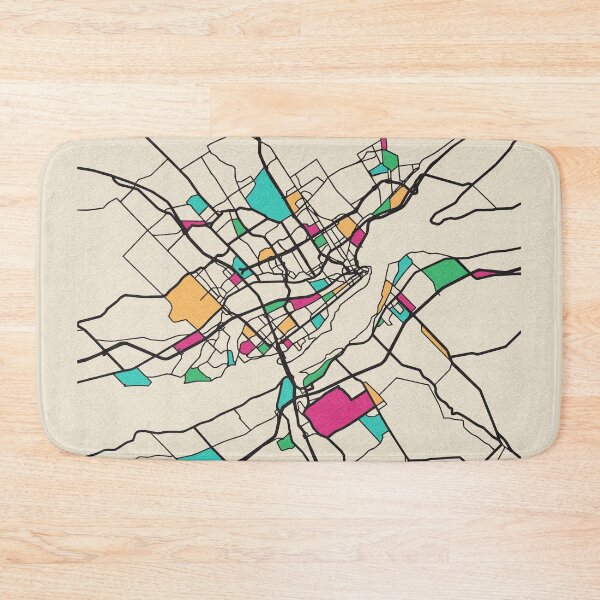 Item preview, Quebec City, Canada Street Map designed and sold by A Deniz Akerman.
