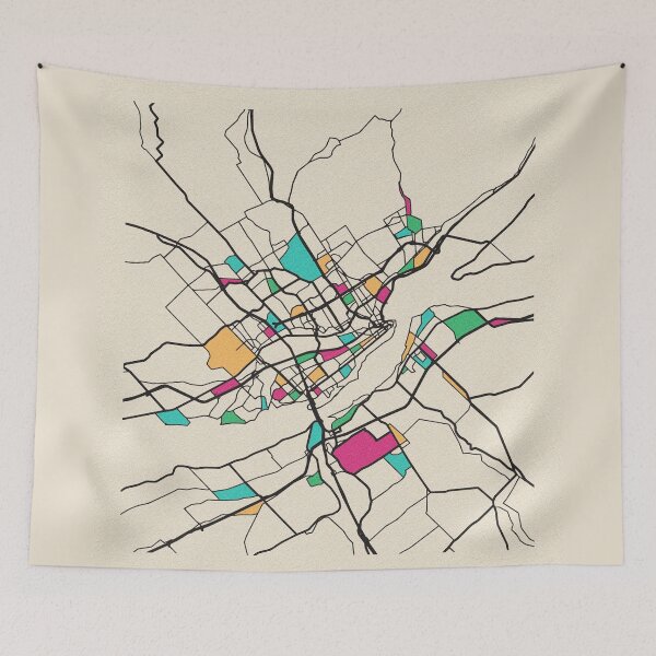 Item preview, Quebec City, Canada Street Map designed and sold by A Deniz Akerman.