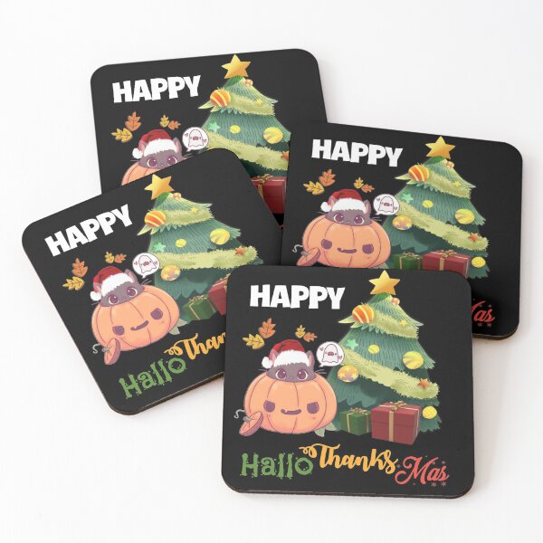 Item preview, Happy hallothanksmas cute designed and sold by HappyPrints ⭐⭐⭐⭐⭐.