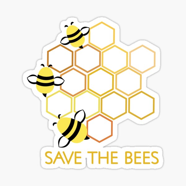 Save the Bees #2 Sticker