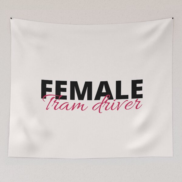 Item preview, Female tram driver designed and sold by crikz.