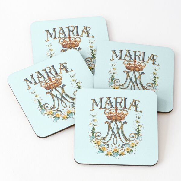 Item preview, Vintage Mother Mary Monogram designed and sold by domusfidei.