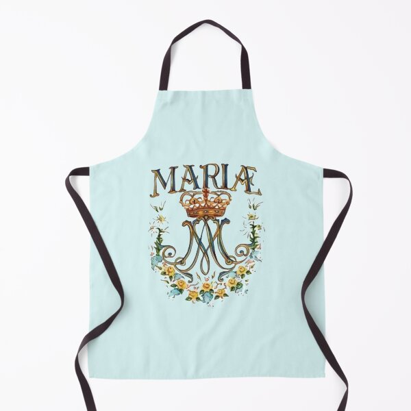 Item preview, Vintage Mother Mary Monogram designed and sold by domusfidei.