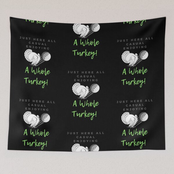 Item preview, A Whole Turkey Funny Golf designed and sold by hottest-tees.